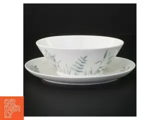 Porcelænsskål med blomstermotiv fra Kahla Germany (str. 21 cm)