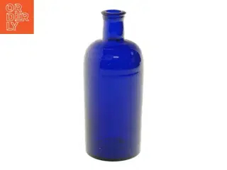 Blå flaske (str. 20 cm)