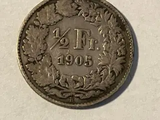 1/2 Franc 1905 Switzerland