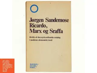 Ricardo, Marx og Sraffa af Jørgen Sandemose (bog)
