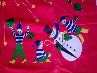 Snemand og december lege børn på RETRO mini dug