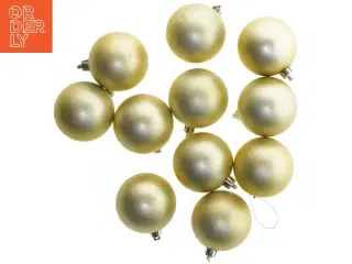 Guldkugler til juletræ (str. 11. styk)