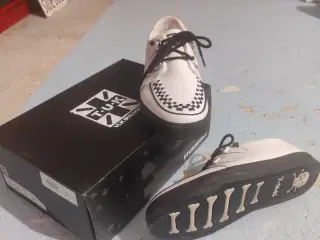 T.U.K. Creeper Sneaker White Leather