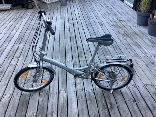 20” foldecykel med 6 gear inkl. transporttaske