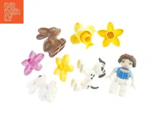 Lego duplo dyr og blomster fra Lego (str. 6,5 x 5 cm)