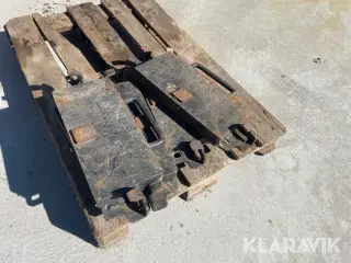 Vægtklodser til Avant minilæsser 5 styk