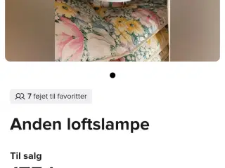 Ældre & Antik loftslampe