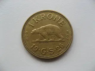 Grønland Variant flot 1 kr 1926 4.3-H1