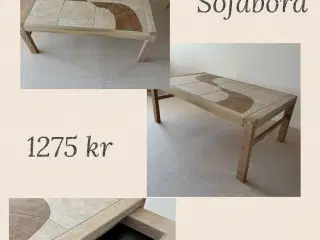 Sofabord i hvisolieret eh