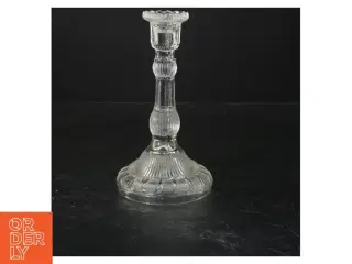 Glas lysestage (str. 17 cm)
