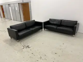 Mogens Hansen MH321 3+2,5 Pers sofaer sort premium