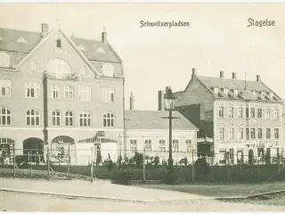 Slagelse. Schweizerpladsen, 1908