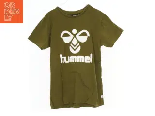 Kortærmet T-shirt med logo fra Hummel (str. 152)
