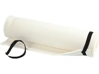 Liggeunderlag, L: 180 cm, B: 50 cm, tykkelse 6 mm, hvid, 1 stk.