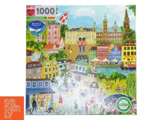 Puslespil med motiv af København, 1000 brikker (str. 1000 brikker)