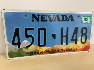 Nevada US nummerplade 