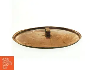 Låg i kobber, diameter 31 cm