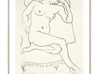 Henri Matisse, nude sitting 