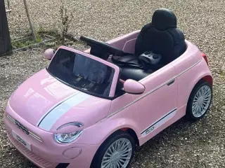 Lyserød elbil til børn