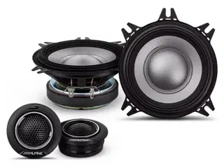 Alpine S2-S40C 10cm højttaler 2 vejs komponentsæt