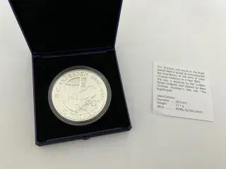 10 Kroner H.C Andersen - Nattergalen i .999 Sølv
