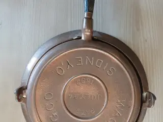 Antik wagner vaffeljern 1892