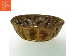 Flettet rund kurv  (str. Ø. 22 cm)