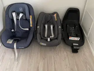 Maxi-Cosi autostole 2 stk + isofixbase
