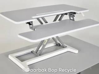 Sit-stand desk riser, mobilt hæve-/sænkebord