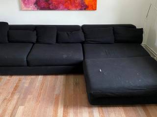 Sofa med chaiselong