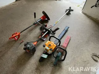 Blandet haveredskaber