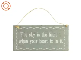 Metalskilt (str. L 32 CM)