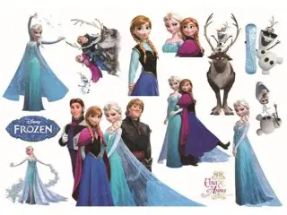 Frost wallstickers wallsticker med Elsa mm