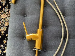 Køkkenarmatur gold brusch, nyt