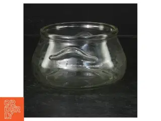 Glas lysestage/skål (str. Ø. 10 cm)