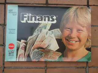 Gammelt Retro Finans Brætspil fra Sesam
