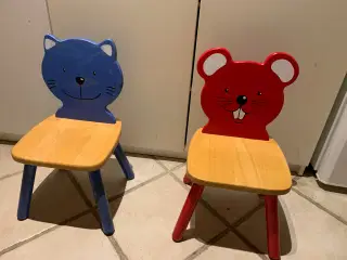 Børnestole fra Trævarenes Fabriksudsalg