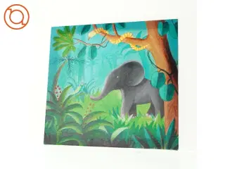 maleri af elefant (str. 40 x 40)