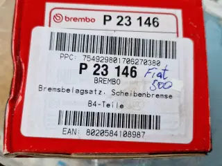 Bremseklodser bag på "fræk Fiat 500 Abarth" 