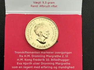 Tronskiftemønt MR II - FR X