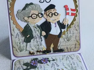 Guldbryllups dags kort - 50 år sælges