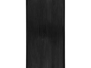 Selvklæbende sorte stickers 10x23 cm - 1 ark