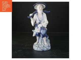 Keramikfigur af fisker (str. 25x9 cm)