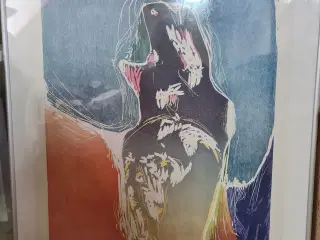 Asger Jorn tryk 1971 Le futur du passê.