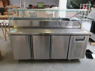 Tefcold CK7310 Kølebord med Tefcold VK33-180 koldjomfru