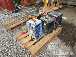 Varme blæser 5 styk blandet Palle