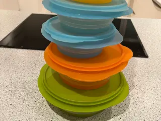 Tupperware foldeskåle