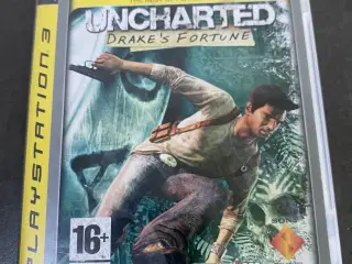 Uncharted Drake's Fortune Playstation 3 spil og Un