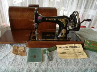Singer symaskine med håndsving 