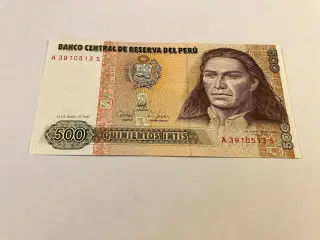 500 Intis Peru 1987